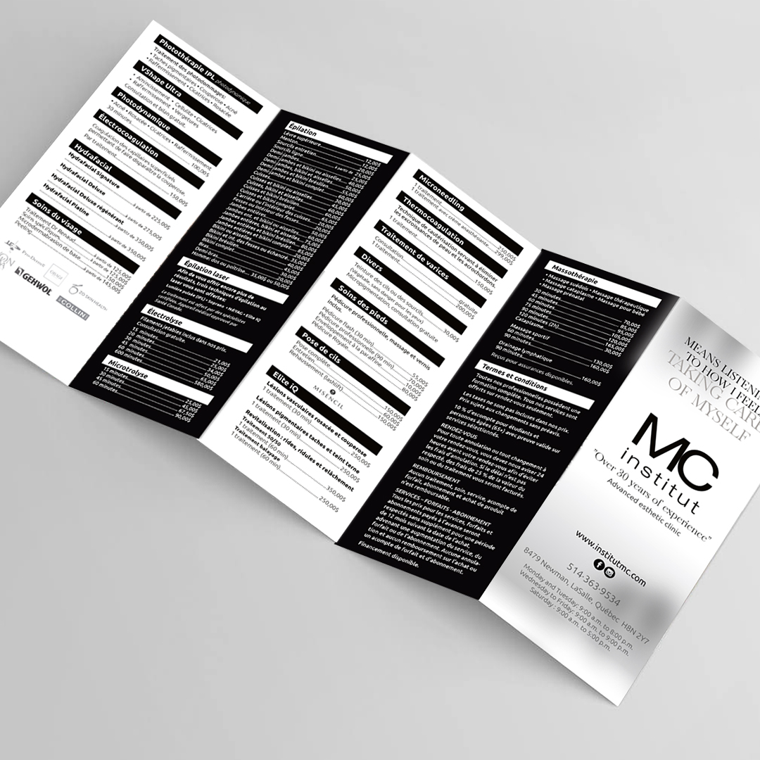 Dépliant Institut MC
