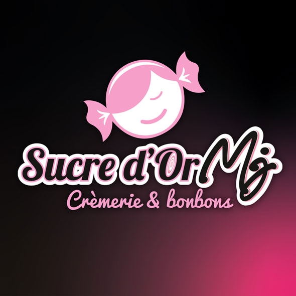 Réalisation de logo Sucre d'or MJ