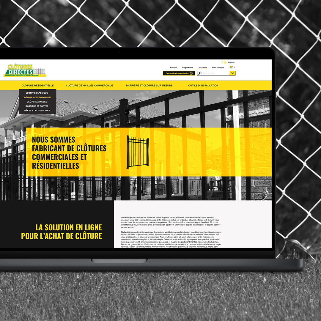 Lien vers https://www.cloturesdirectes.ca/